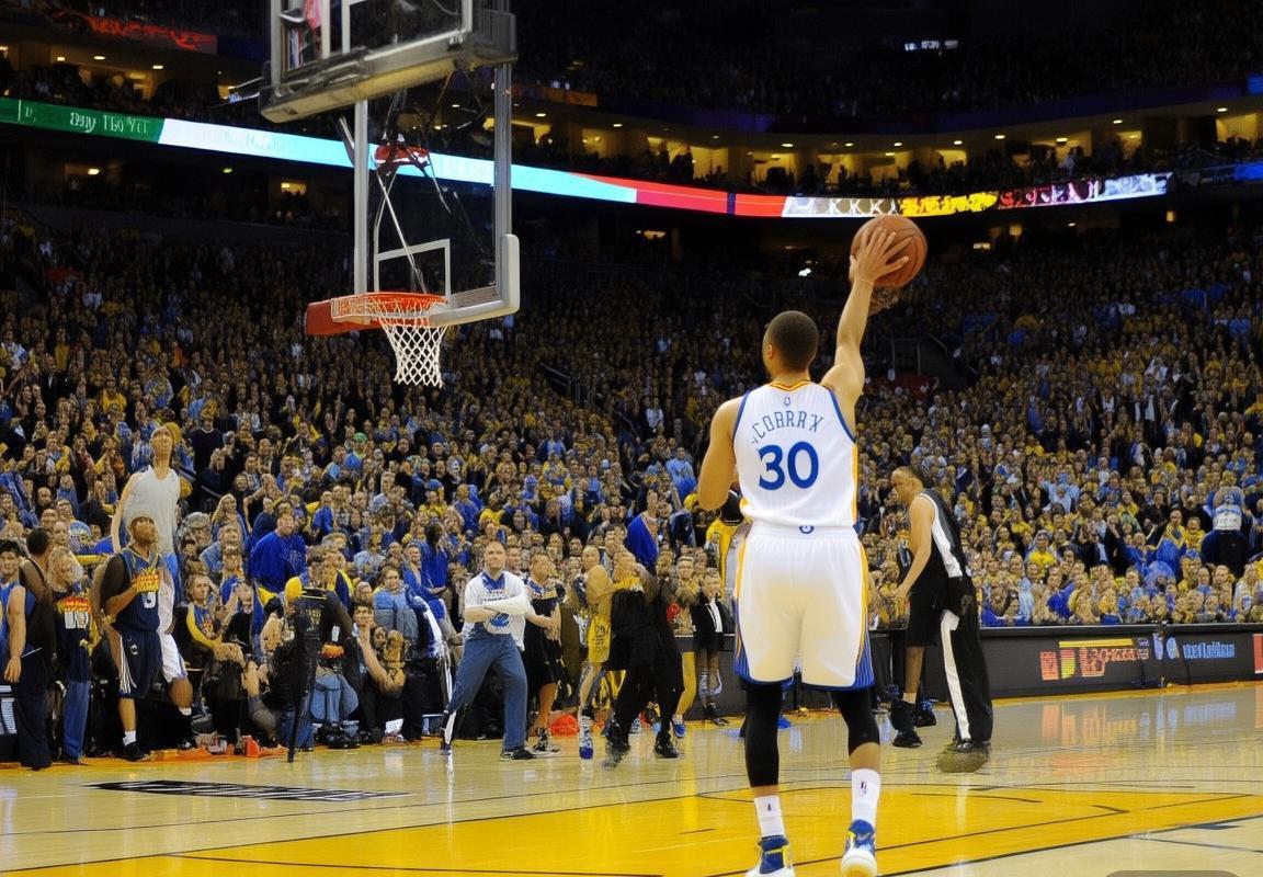 2015年NBA常规赛：勇士掘金巅峰对决，库里绝杀三分，穆雷力挽狂澜